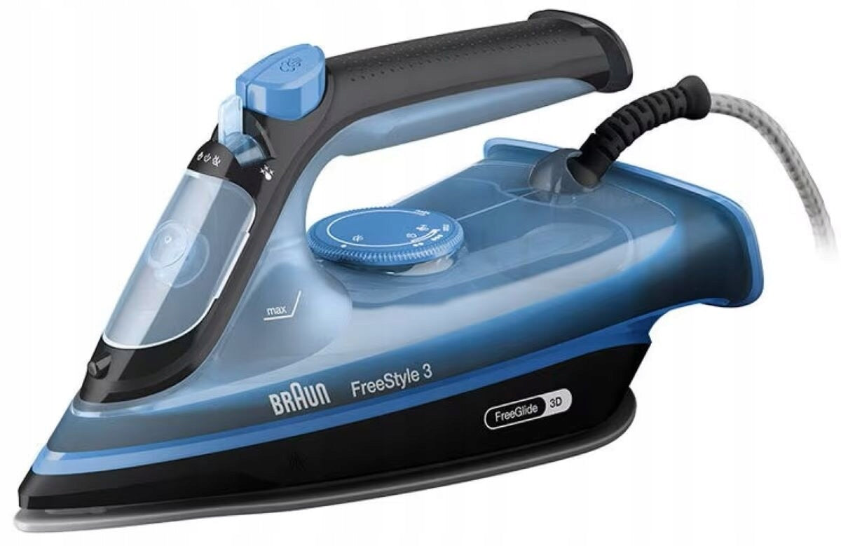 Steam iron Braun FreeStyle 3 FI3194BK 2400W blue-black