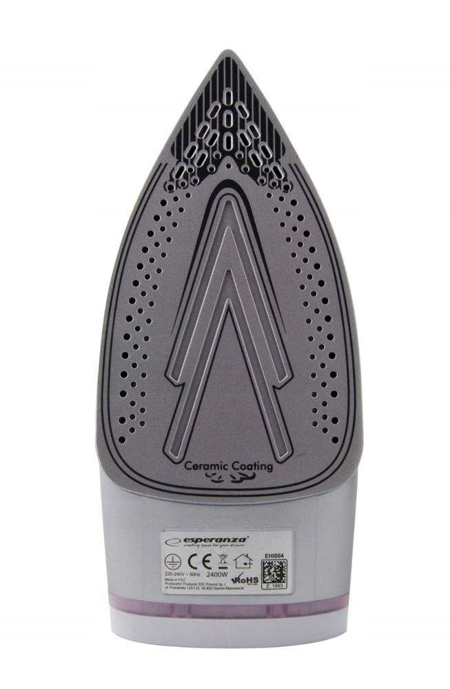 Steam iron Esperanza TULLE Ceramic 2400 W Packaging status original