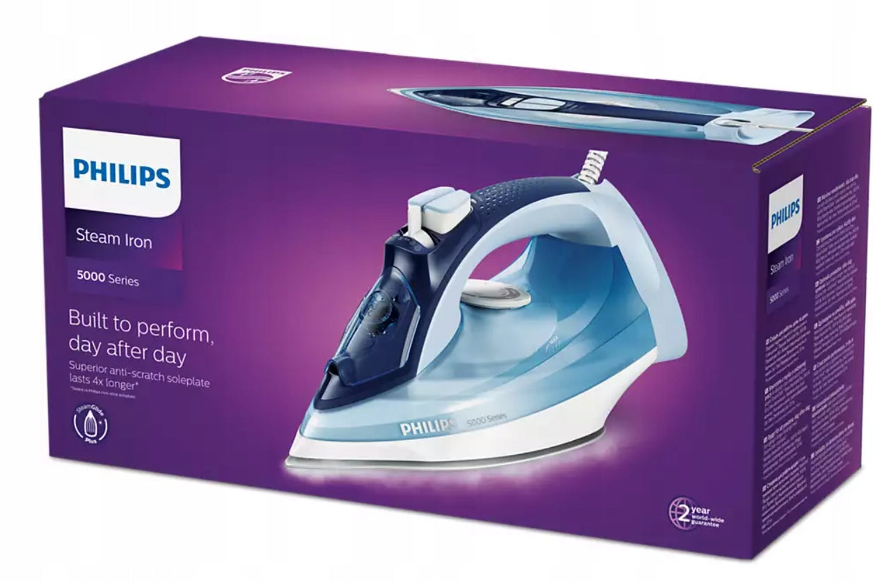Steam iron Philips DST5030/20 45g/min SteamGlide 2400W Dripping lock Packaging status original
