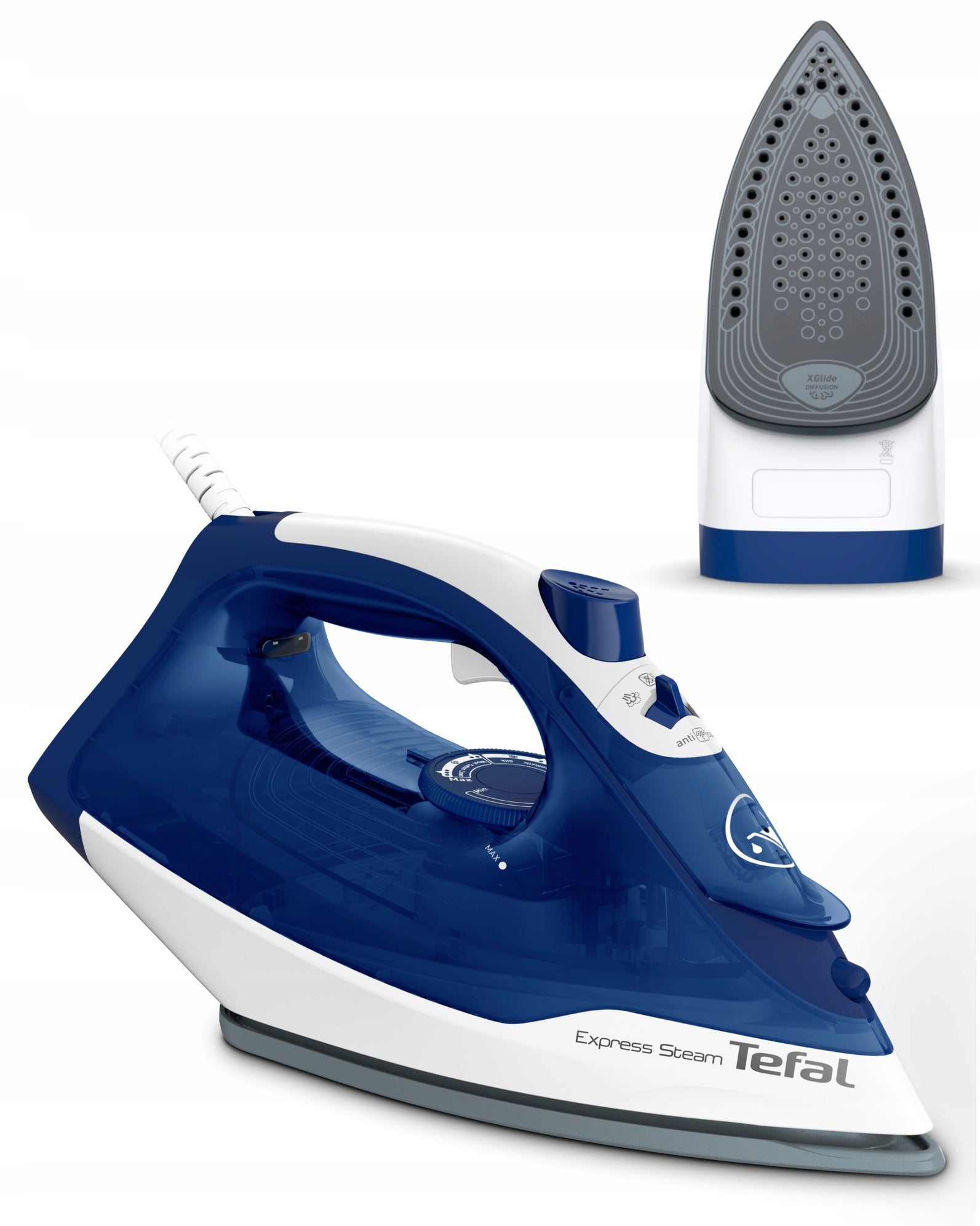 Steam iron TEFAL Express Steam FV2838 2400 W Packaging status original