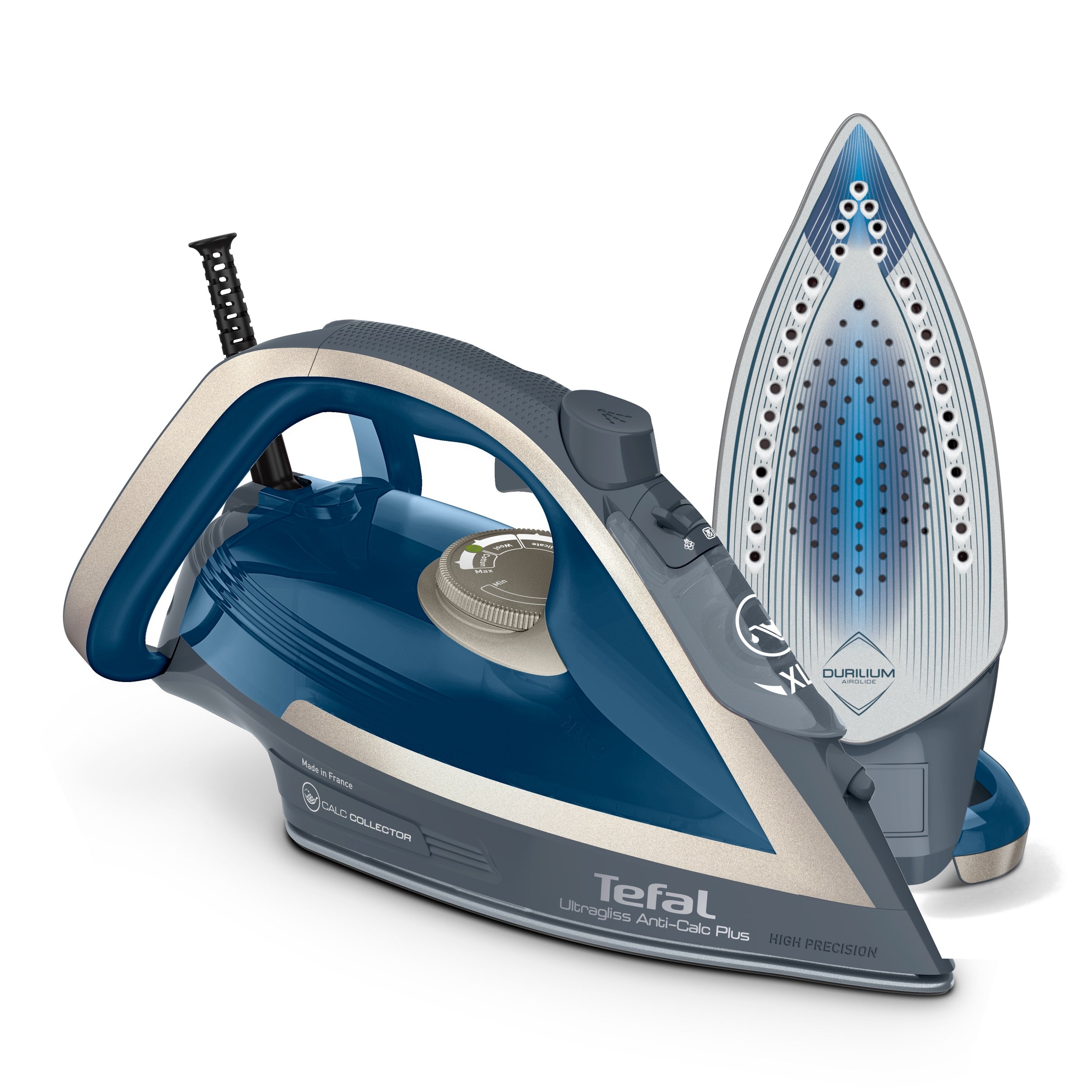 Steam iron TEFAL Ultragliss Plus FV6842 2800W strong steam ejection firefighter
