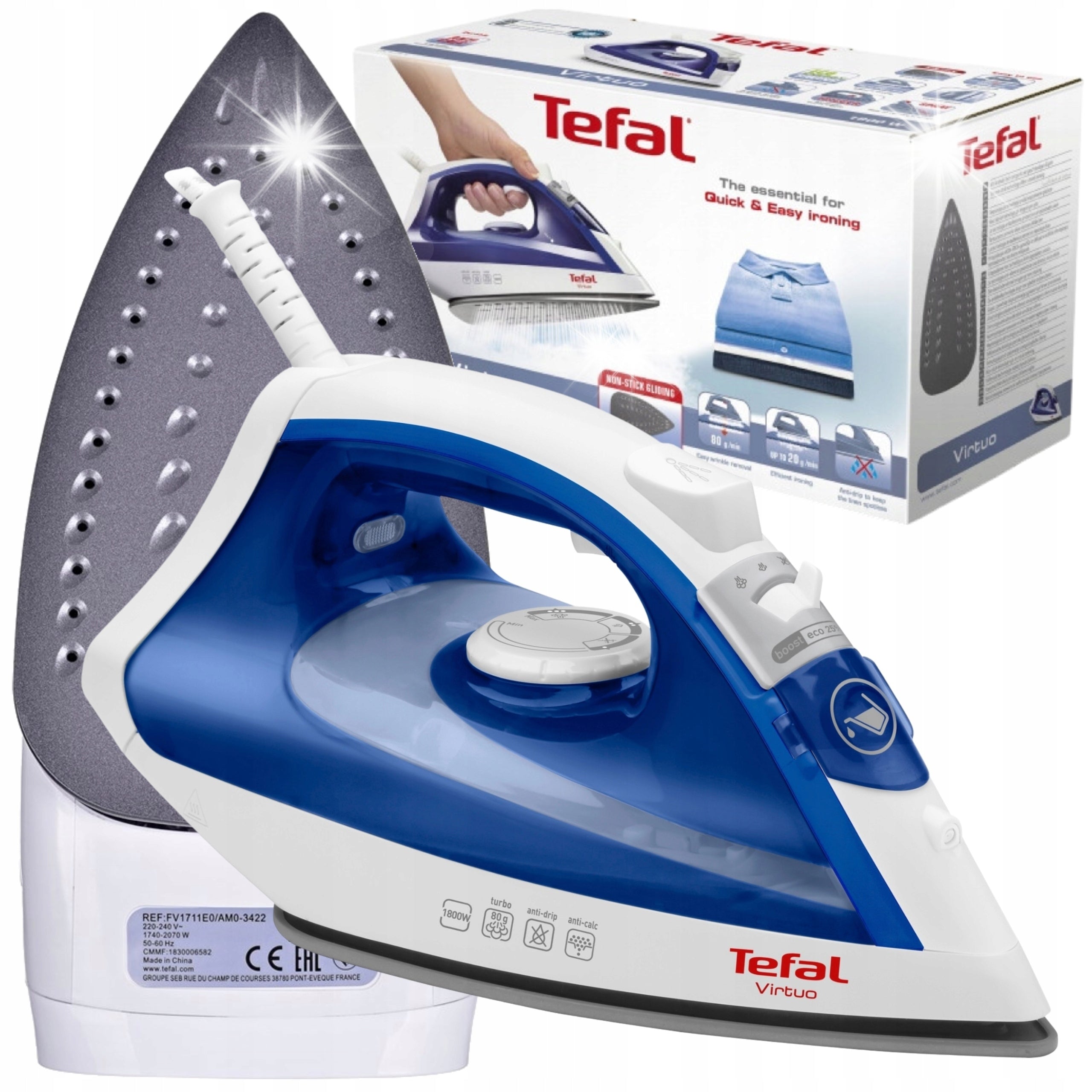 Steam iron TEFAL VIRTUO 1800W FV1711