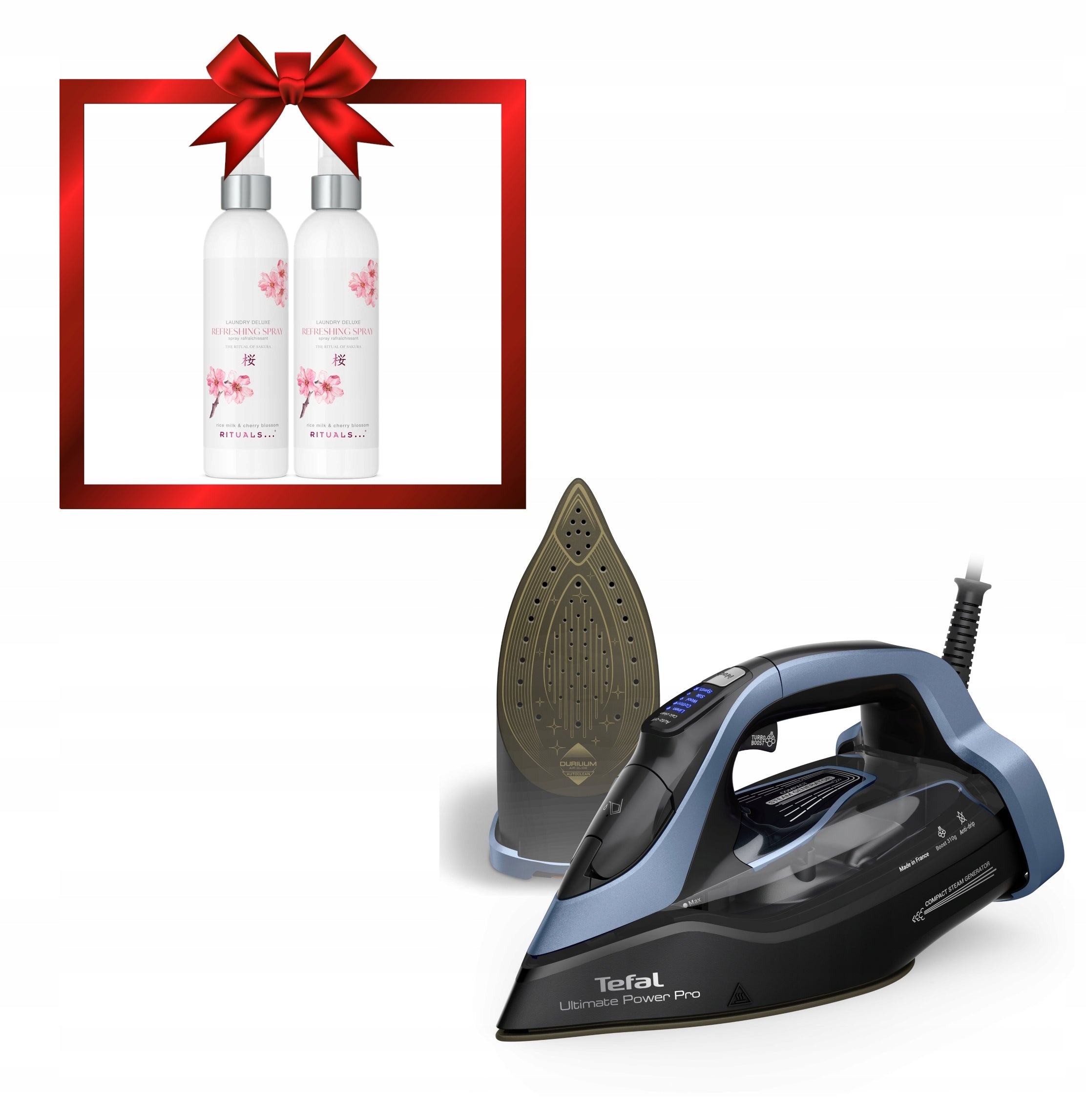 Steam iron Tefal Ultimate Power FV9E53 3200W 310g/min anti-drip firefighter