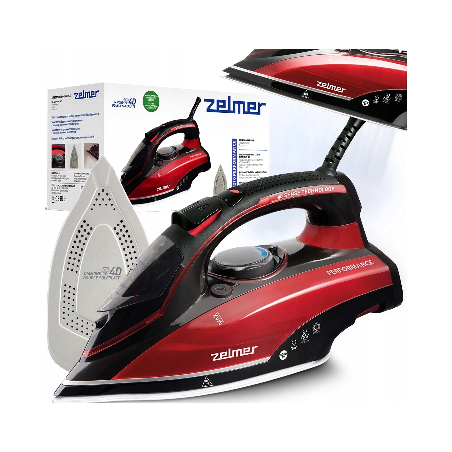 Steam iron Zelmer ZIR3210 Performance 3200 W
