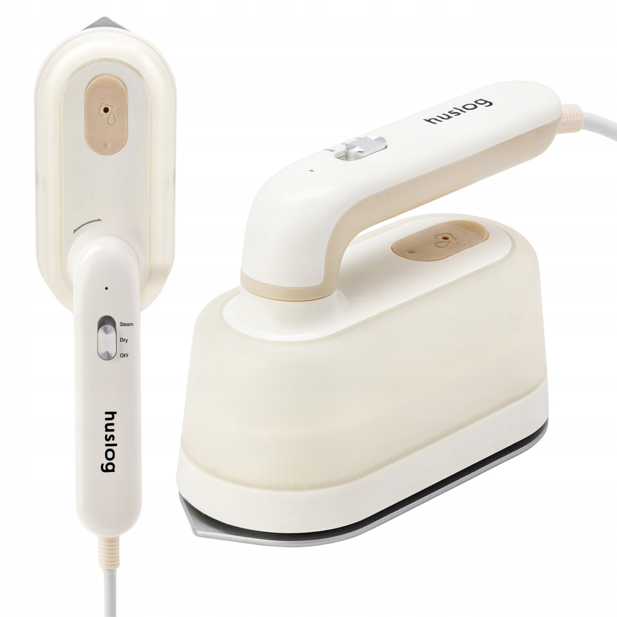 Steam iron with rotating handle, steamer 1400 W