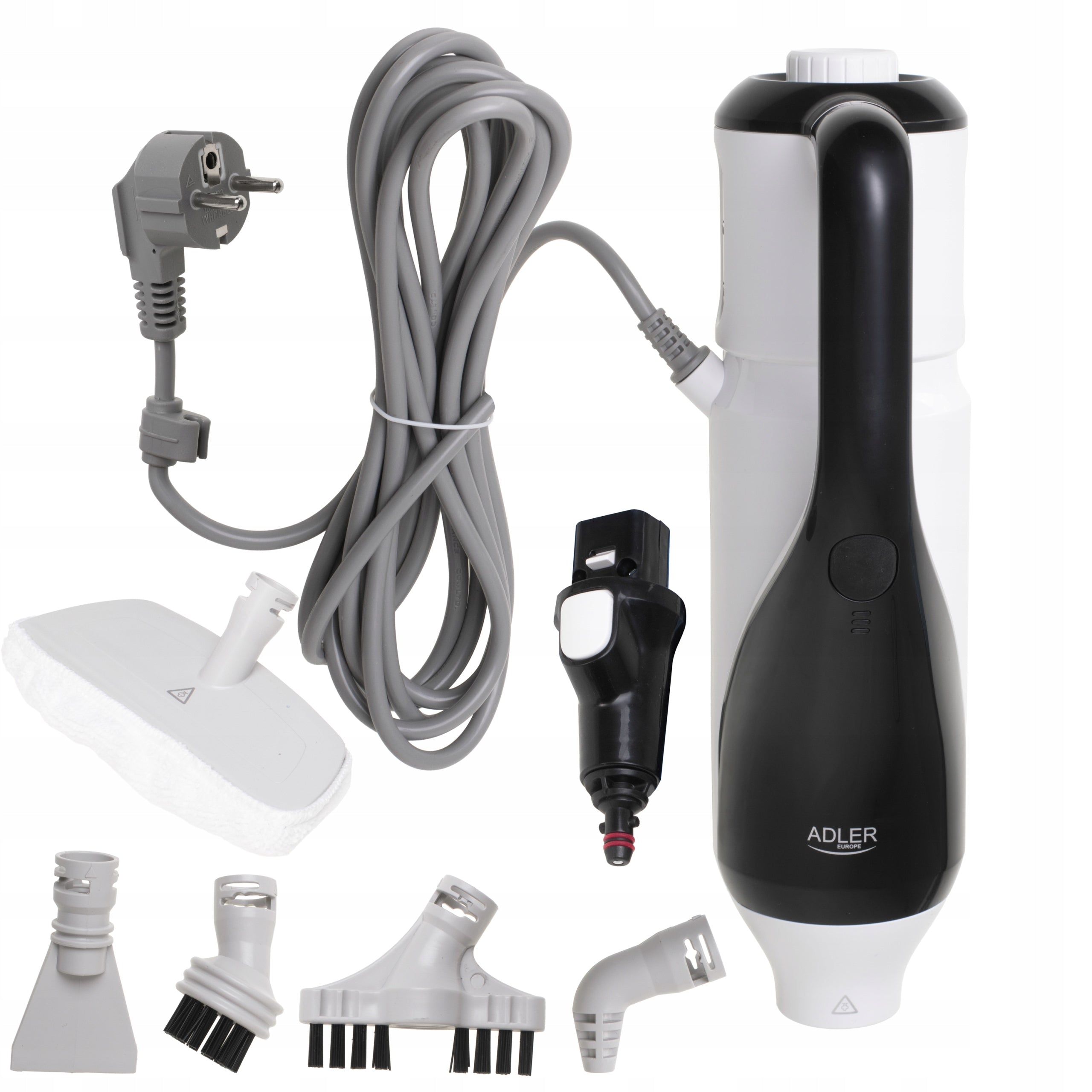 Steam mop and steam cleaner 2in1 ADLER AD 7072 Accessories Window washer 1500W Water tank capacity 380 ml