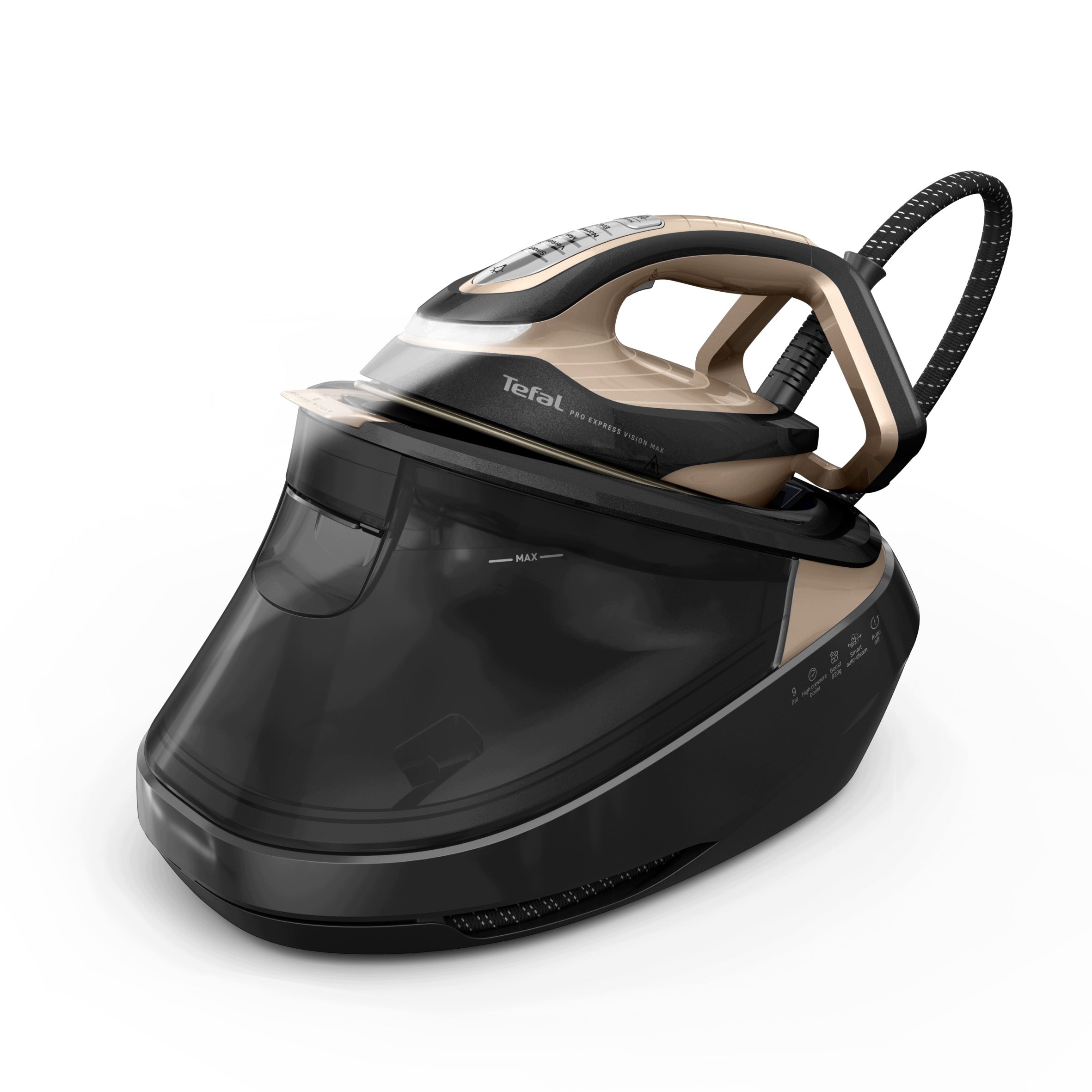 Steam station TEFAL Pro Express Vision Max GV9909 generator 9bar 850g/min Manufacturer code GV9909