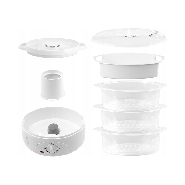 Steamer Aigostar 500306 9 l white 800 W