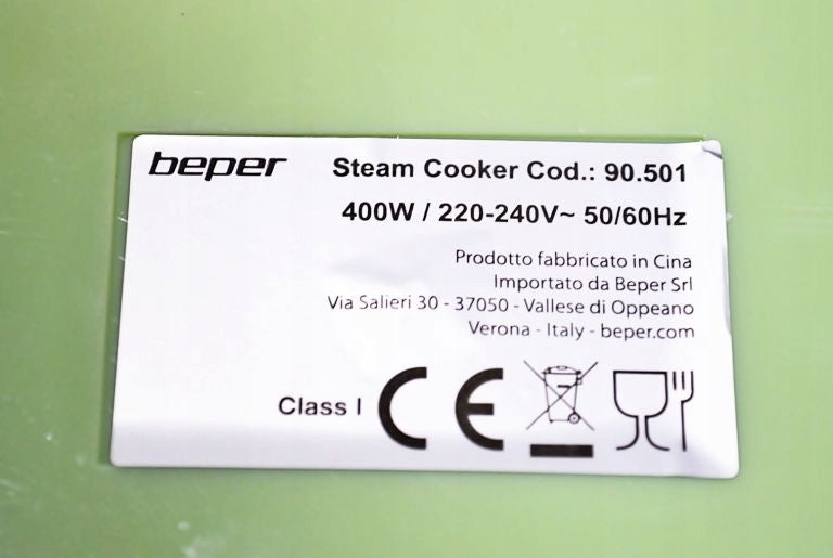 Steamer Beper 90.501 Vaporier Steam Cooker Manufacturer code 426896