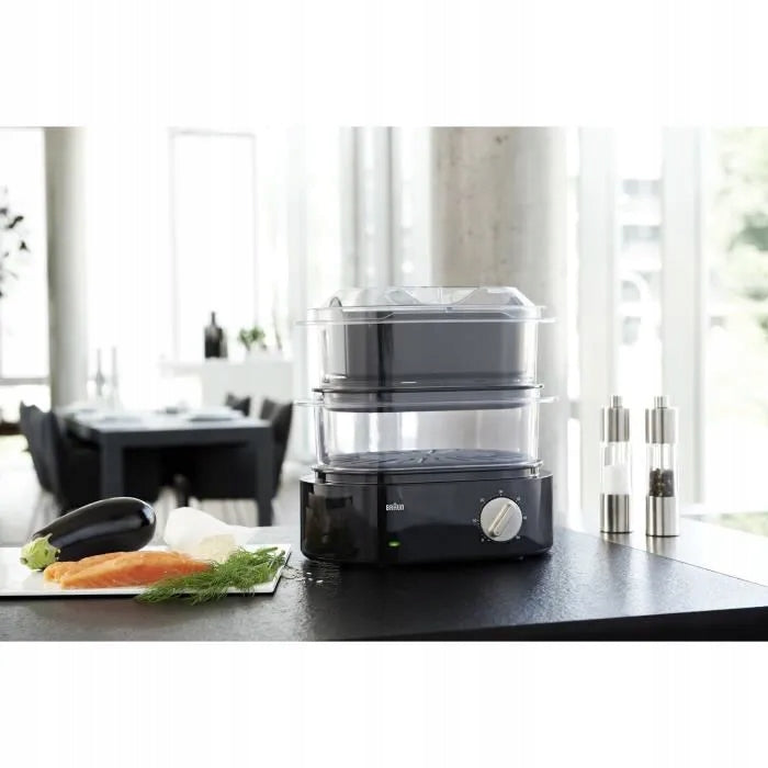 Steamer Braun FS 5100 BK 3,1 l black 850 W Dominant color black