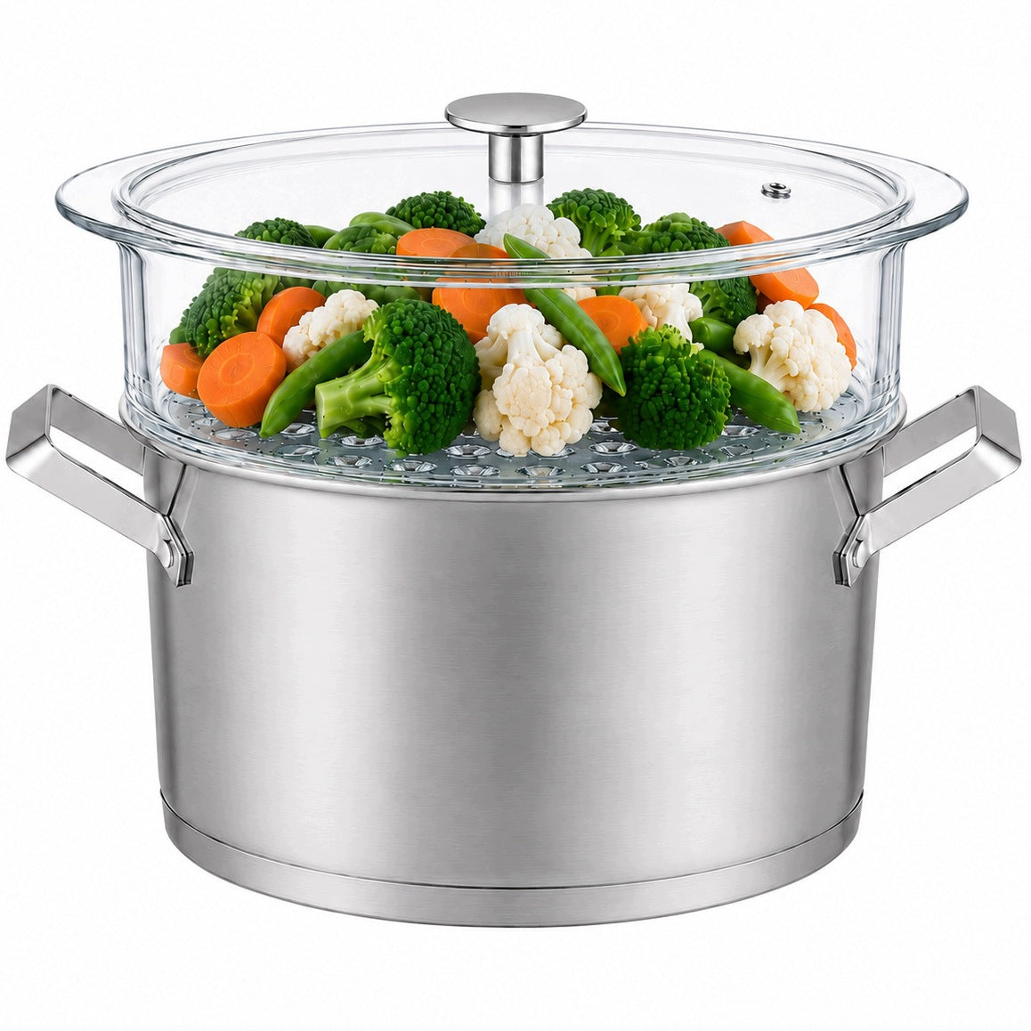 Steamer Glass Steaming Pot Glass Sieve INDUCTION Maddox