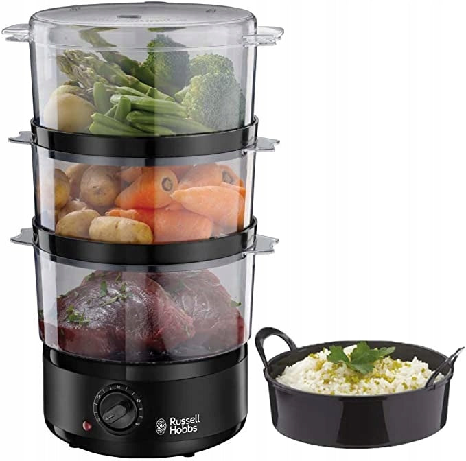 Steamer Russell Hobbs 2653056 7 l black 400 W