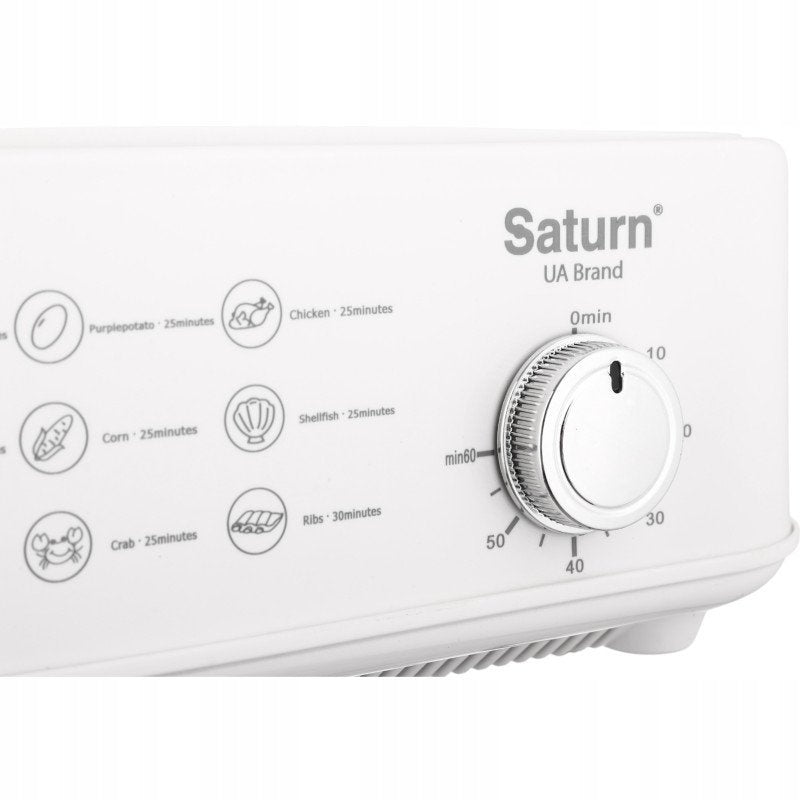 Steamer ST-EC1187, 900 W, 2 containers, 12 l Brand Saturn