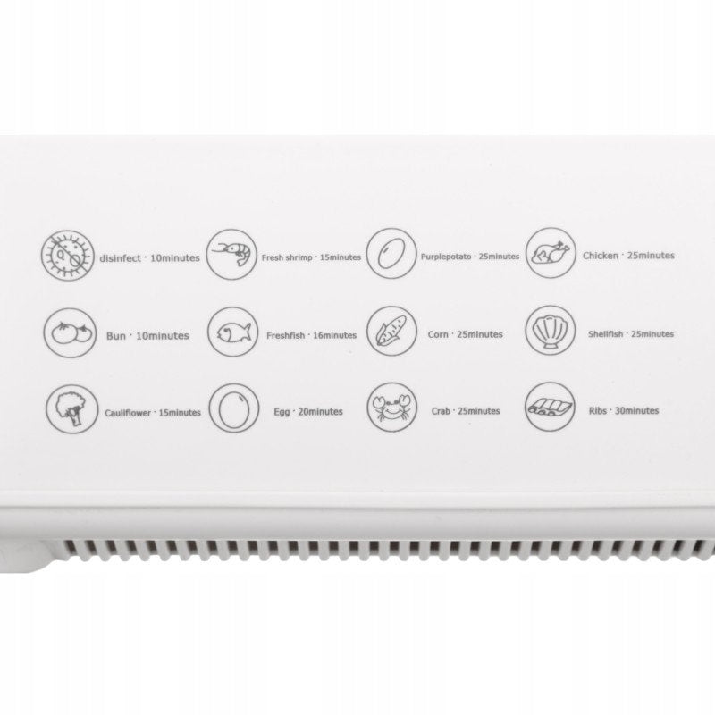 Steamer ST-EC1187, 900 W, 2 containers, 12 l Dominant color white
