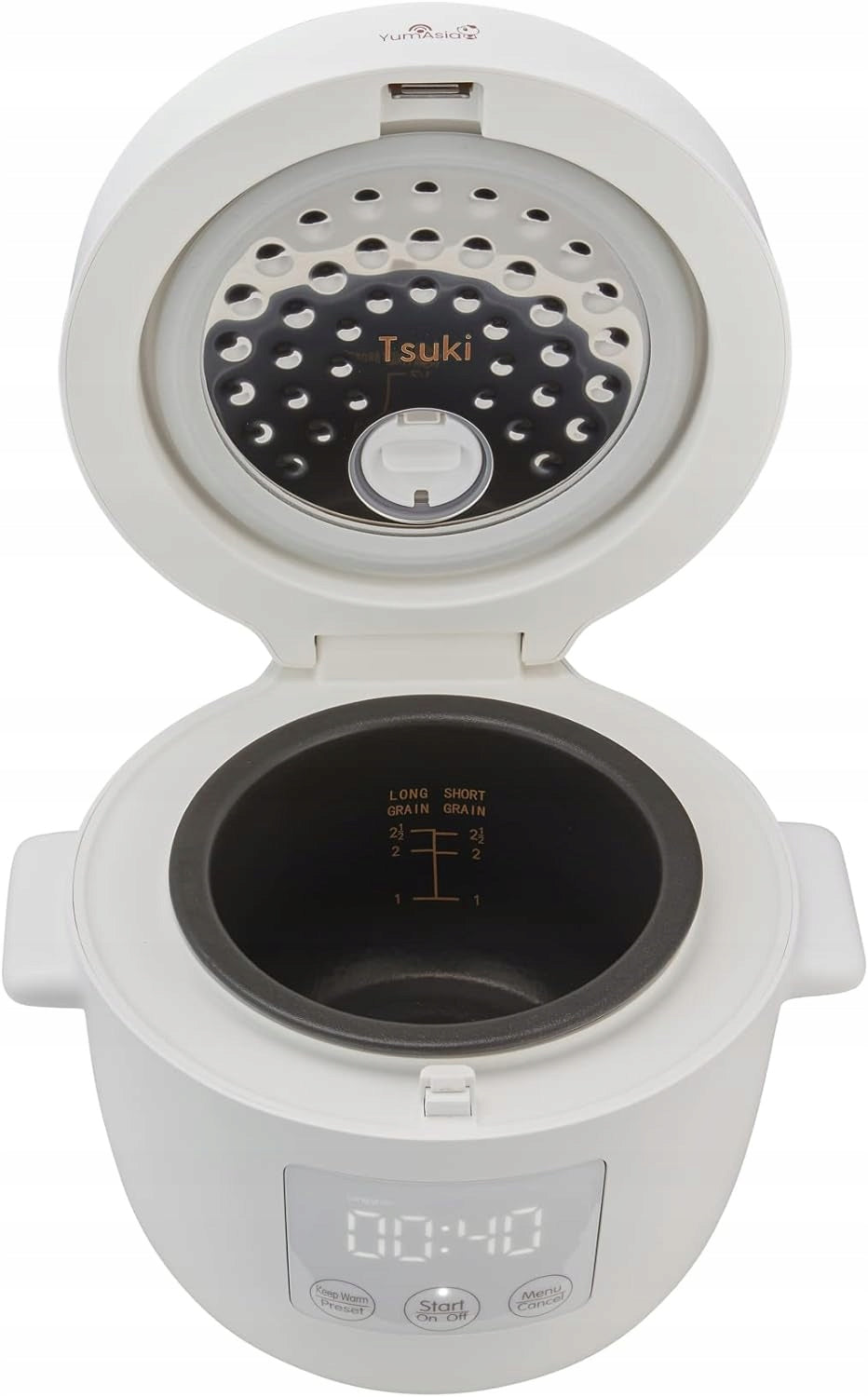 Steamer YUMASIA YUM-TS04W 0,45 l white 500 W