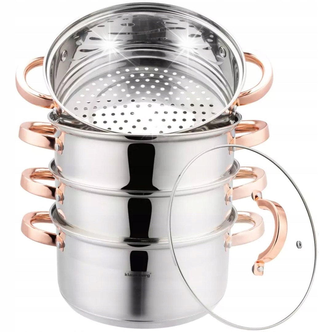 Steamer steaming pot 22cm 5 el. induction gas
