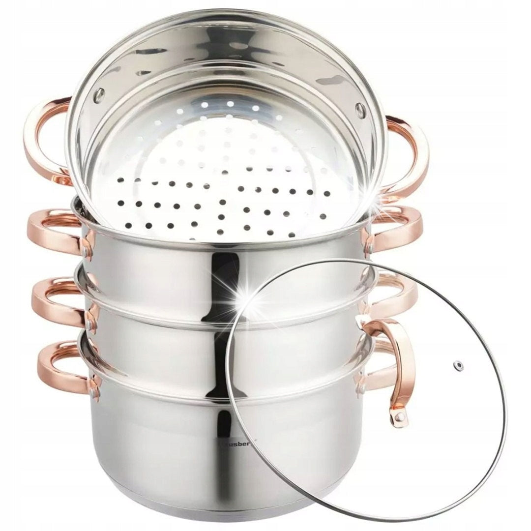 Steamer steaming pot 24cm 5 el. induction gas