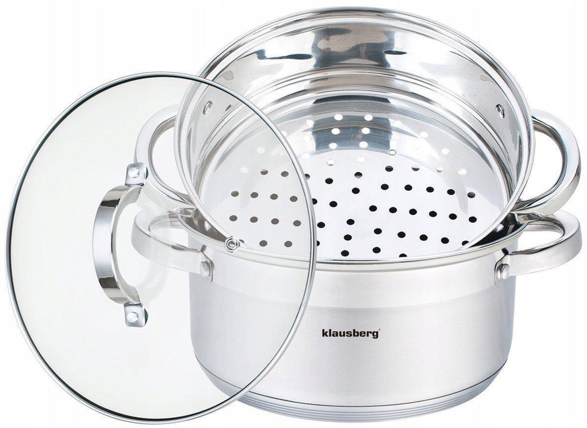 Steaming Pot 4L 22 cm KLAUSBERG KB-7141 Induction Gas