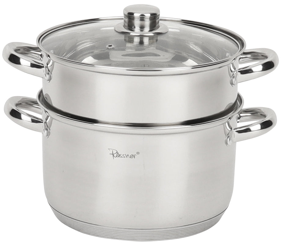 Steaming pot 22 cm 3 el steamer induction gas
