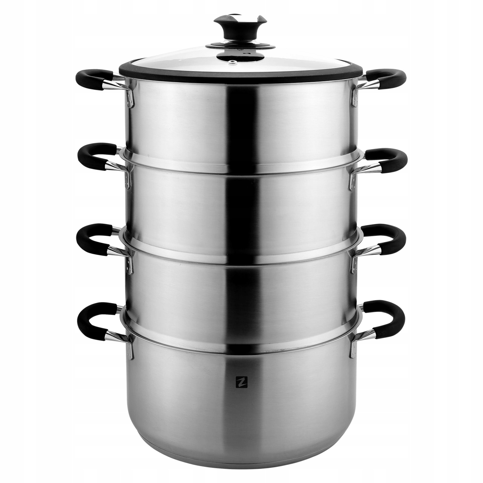 Steaming set, 5-piece, stainless steel, 28 cm/7,6 l