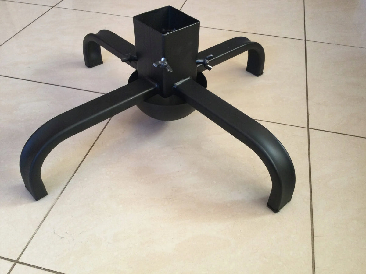 Steel Christmas Tree Stand - Modern - Black