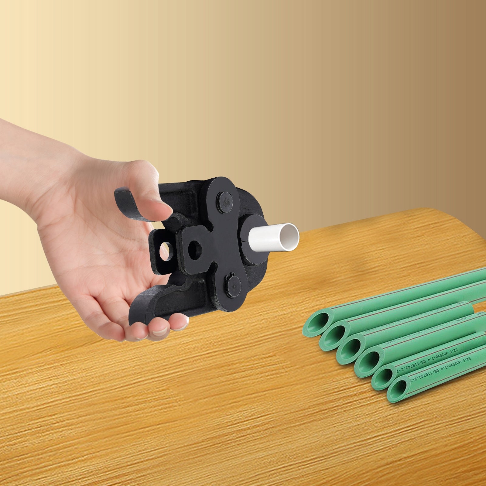 Steel Manual Clamp Jaws TH16-20-26-32 with Interchangeable Jaws Manufacturer code ser950