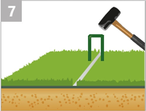 Steel Pins for Artificial Grass Mounting 2x SET (10pcs) Manufacturer code szpilki do trawy