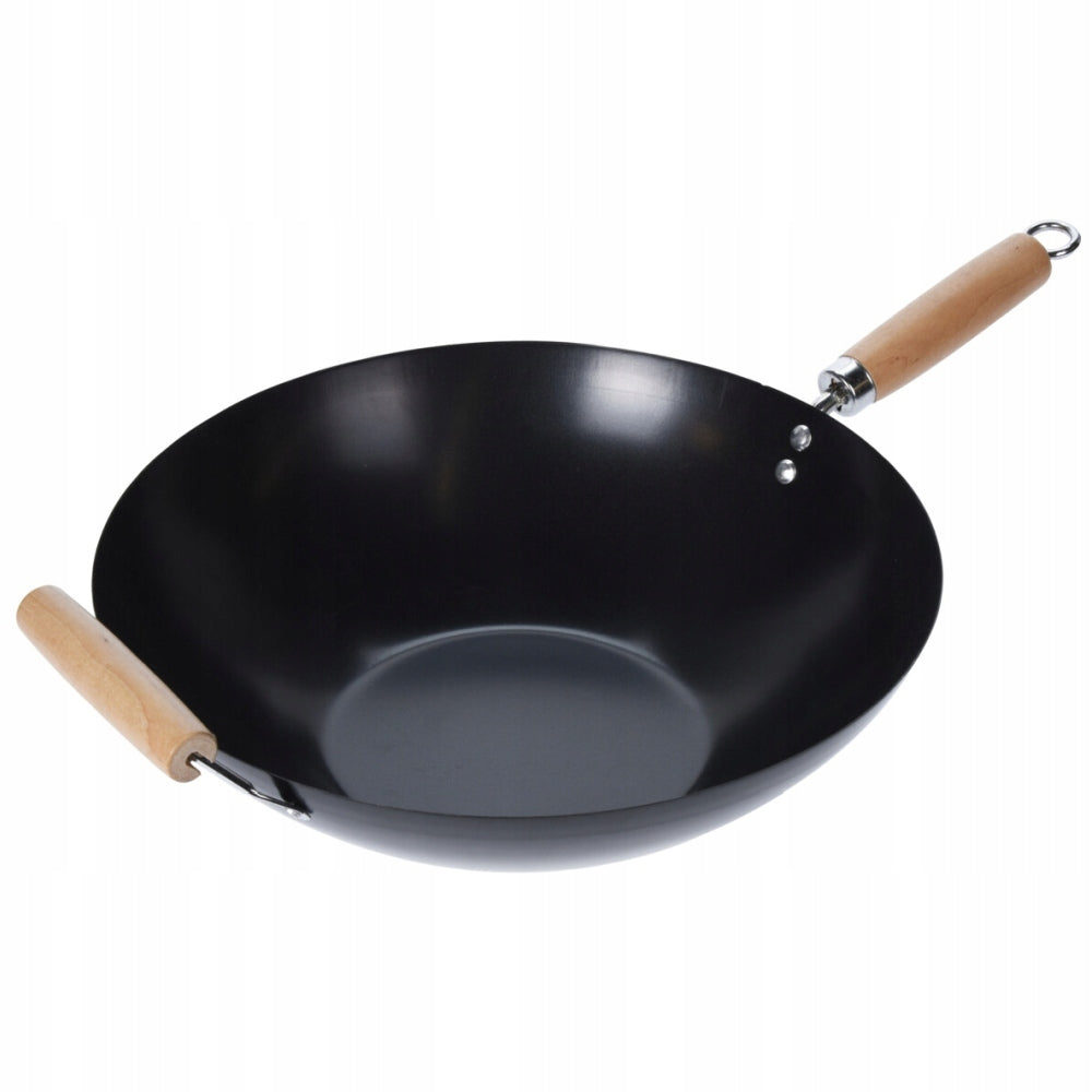 Steel WOK pan with a diameter of 35 cm