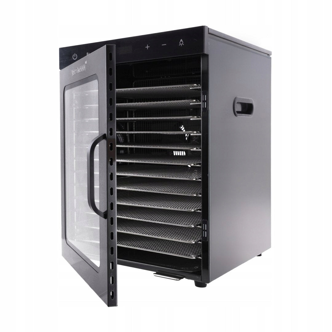 Steel dehydrator Wartmann WM-2512 DH with LED backlight interior - black Packaging status original