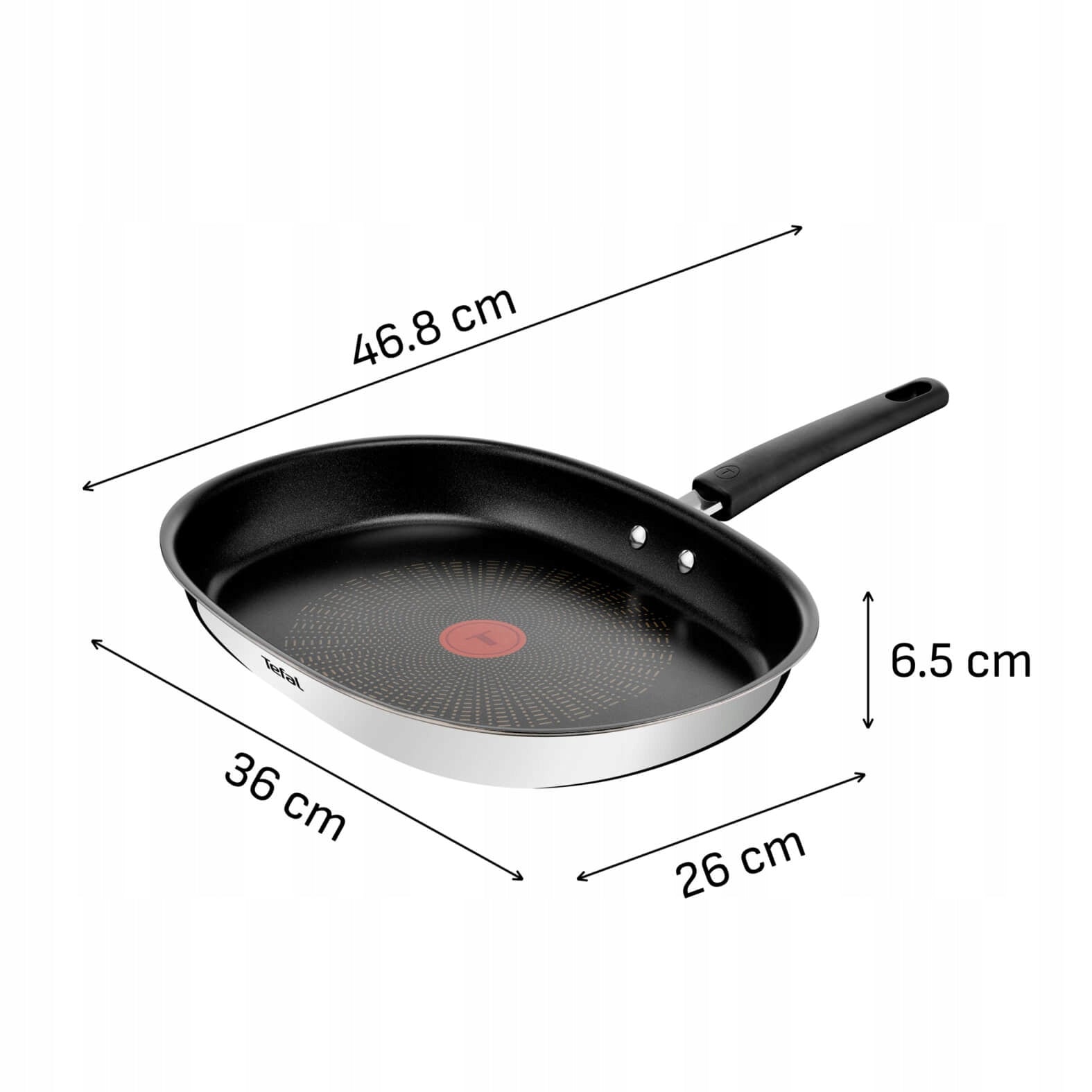 Steel pan for whole fish TEFAL Emotion+ E3321255 36x26 cm induction Manufacturer code E3321255