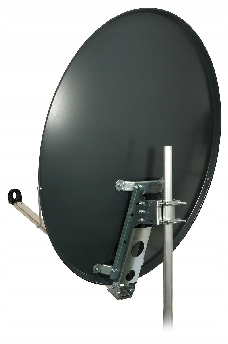 Steel satellite antenna 100cm FAMAVAL TRX-EL canopy HD 4K graphite Brand Famaval