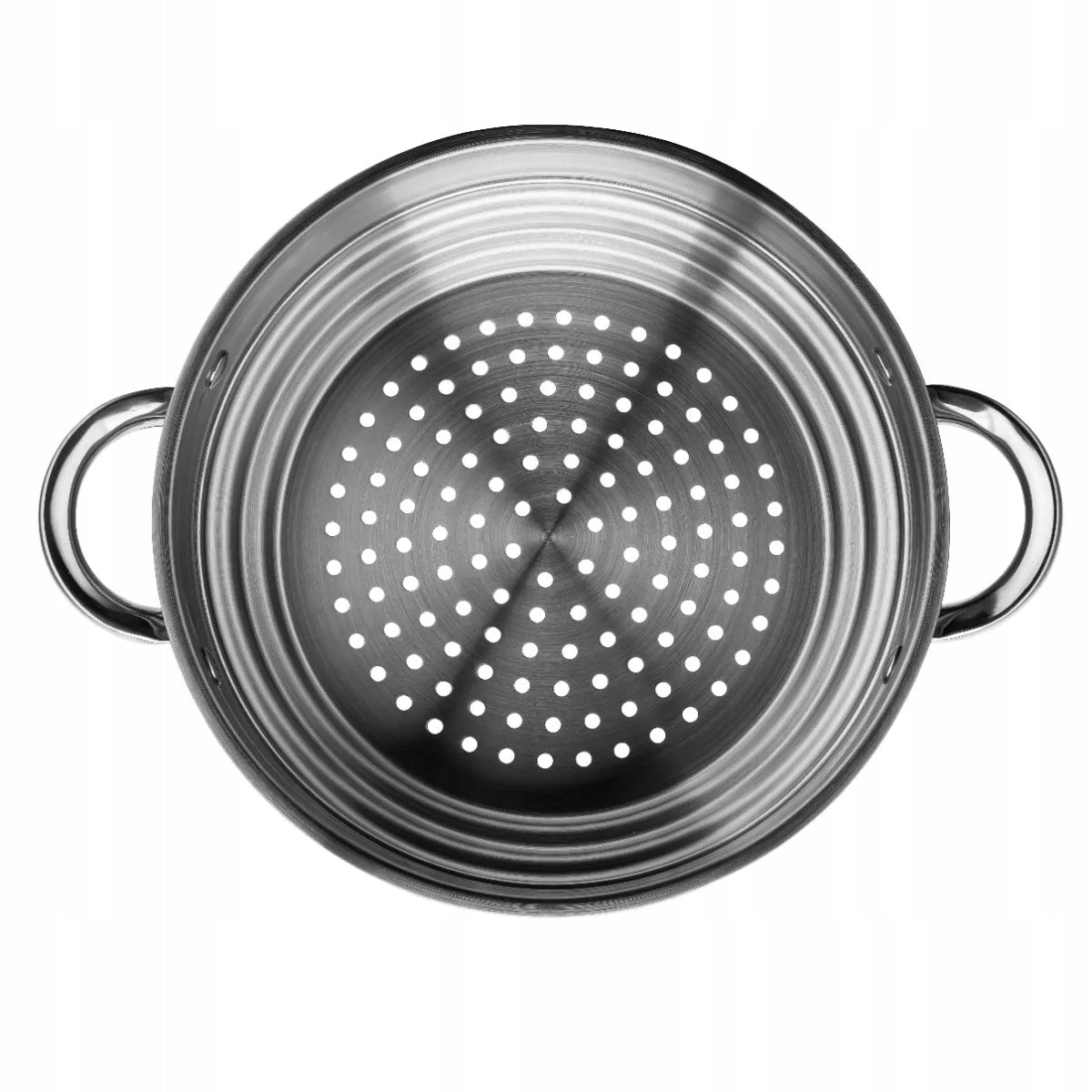 Steel steamer insert, Altom Design strainer, 20/22/24 cm Color silver