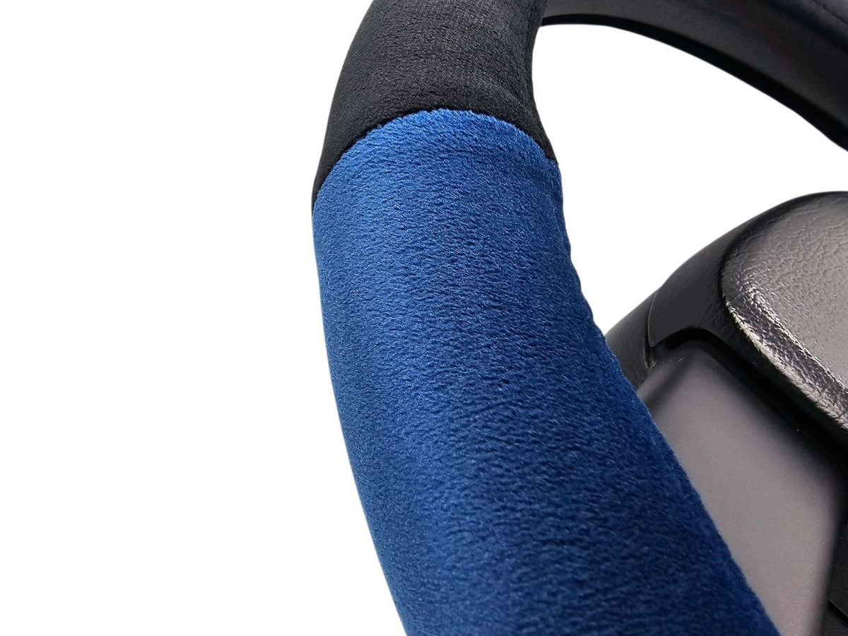 Steering Wheel Cover VOLVO FH AERO VELVET BLUE/BLACK