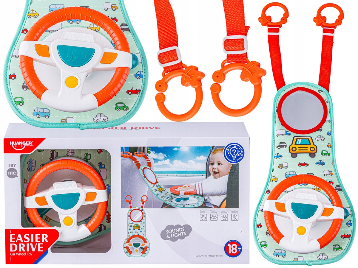 Steering Wheel for Children Fastened Backrest for Car DRIVER SET Packaging status original