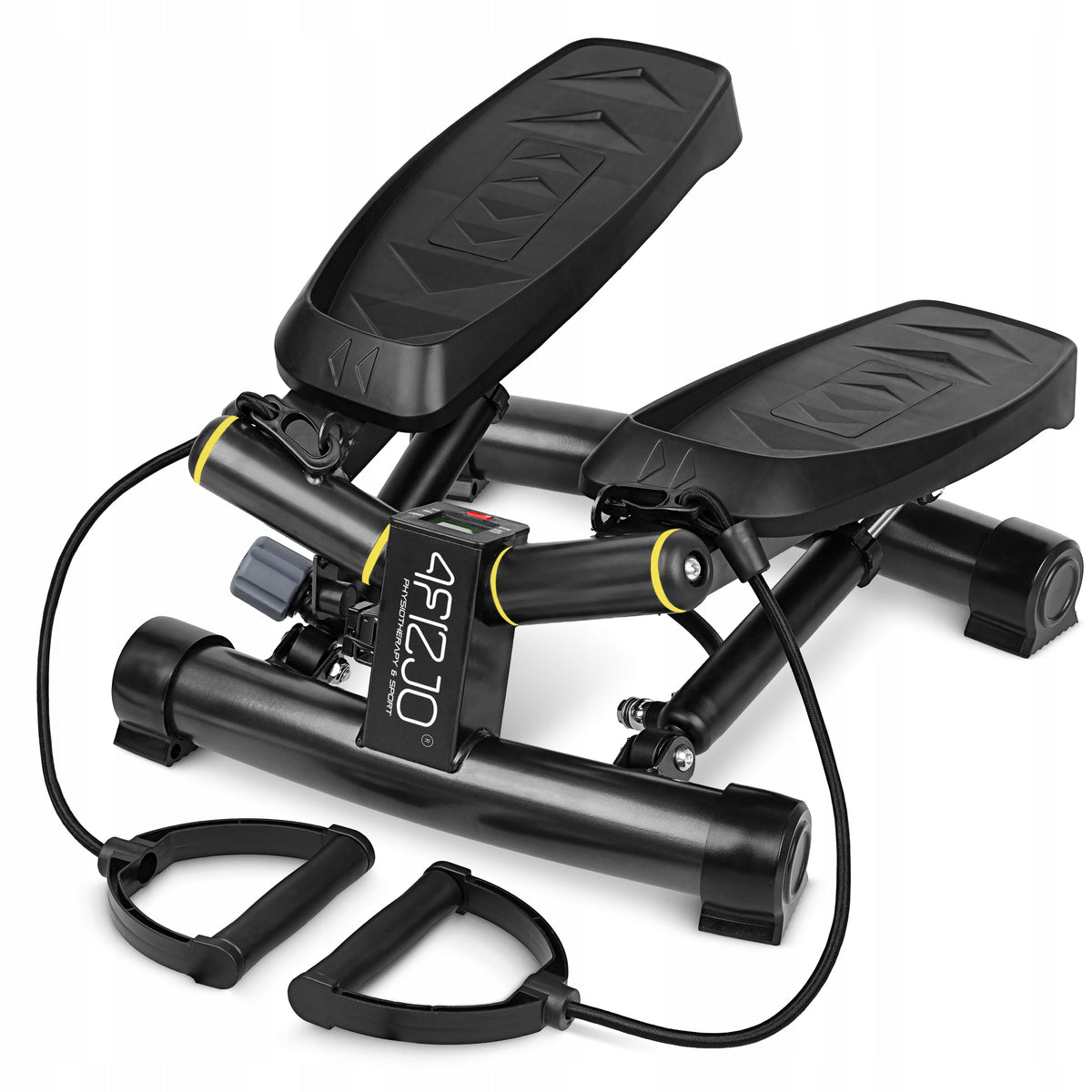 Stepper Twisted With Exercise Ropes Fitness Aerobic Counter Adjustable 2in1