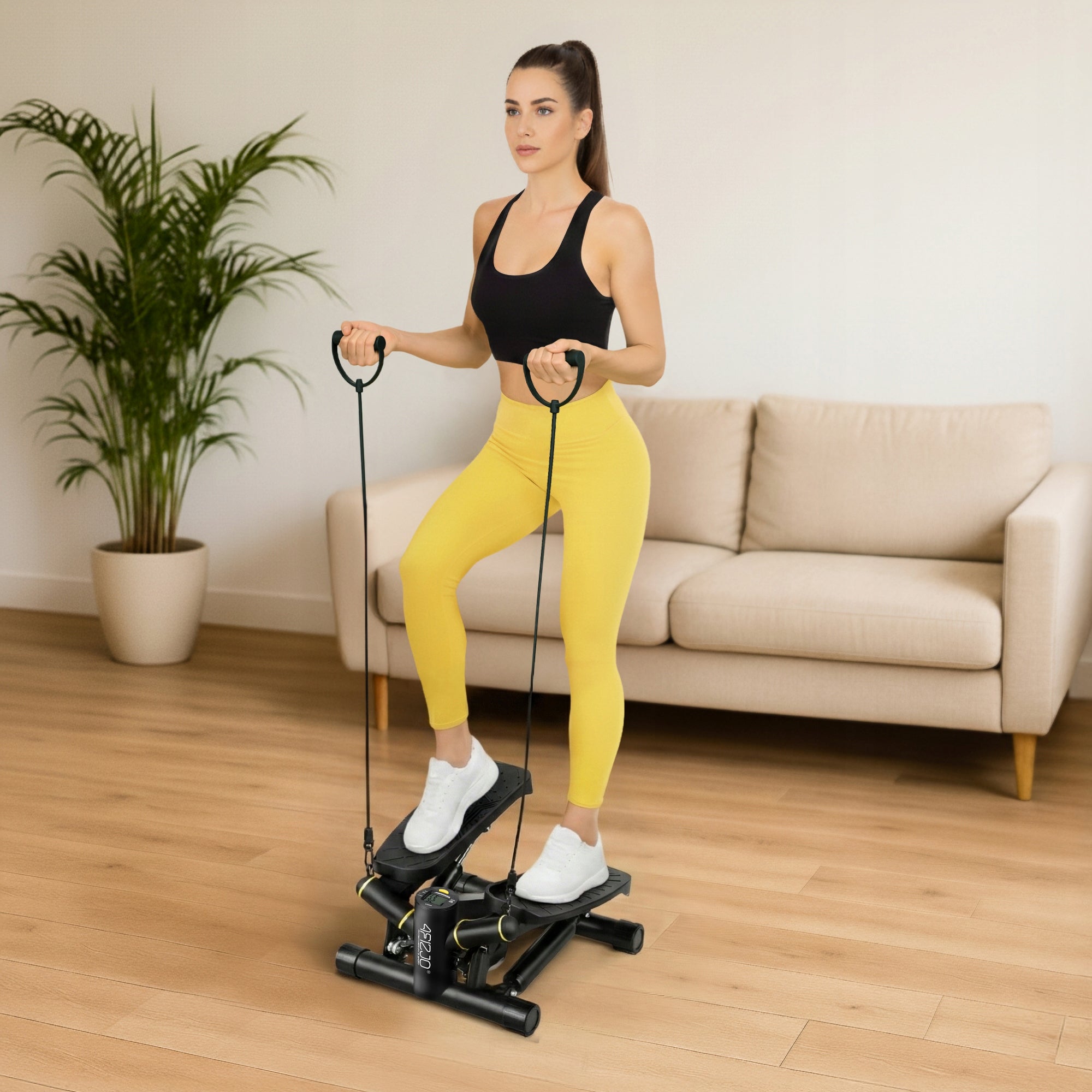 Stepper Twisted With Ropes For Home Fitness Exercise Counter Lcd Step LITE EAN (GTIN) 5905973408448