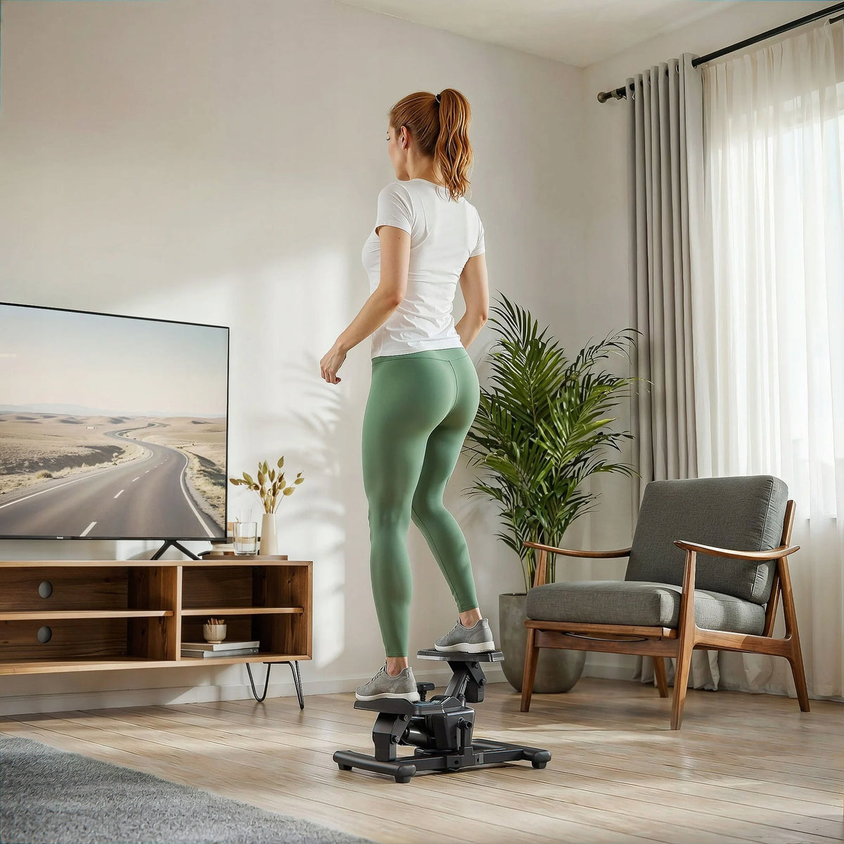 Stepper training for step exercises 2in1 swivel slanted straight stairs Manufacturer code HS-060S Snash