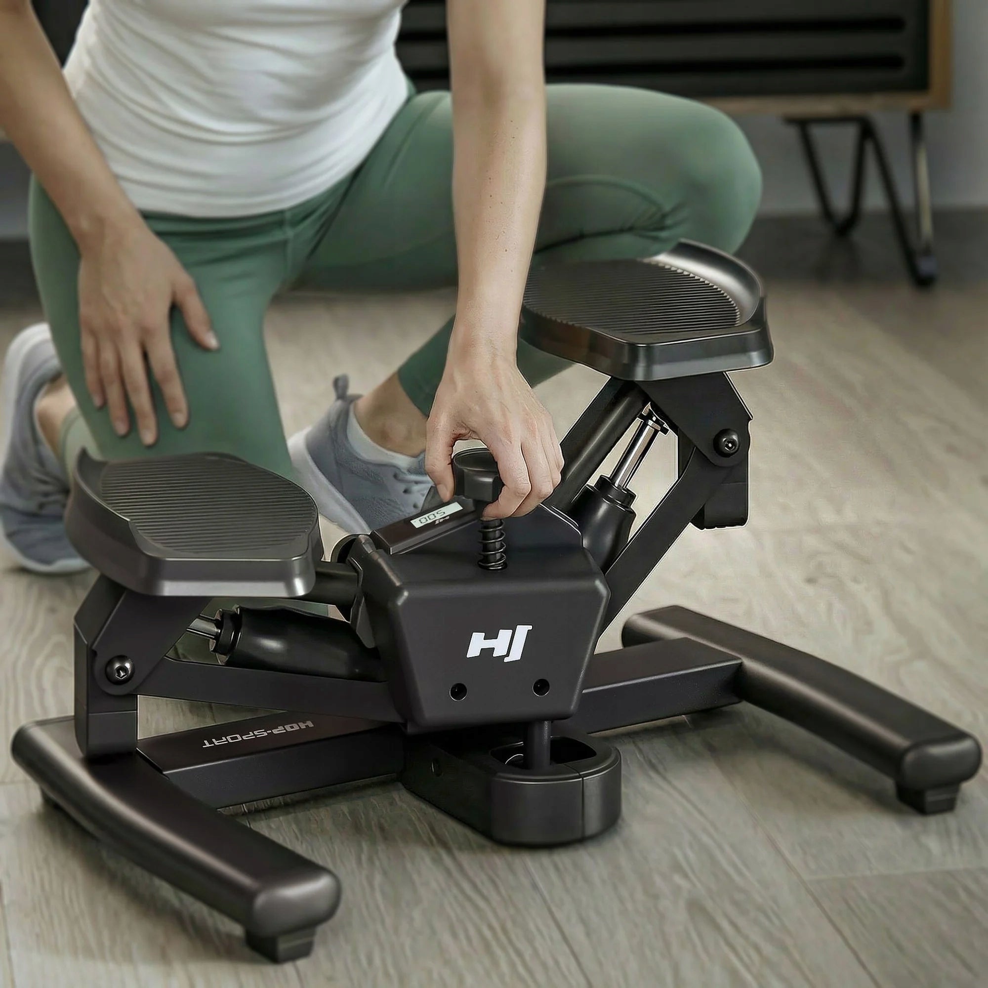 Stepper training for step exercises 2in1 swivel slanted straight stairs Packaging status original
