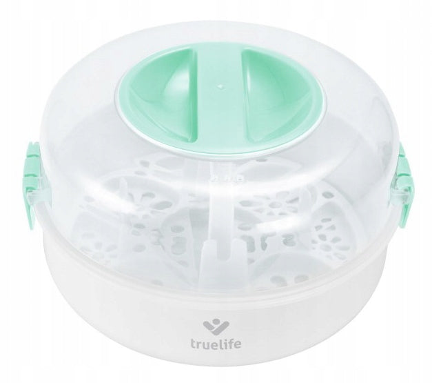 Sterilizer For Bottles And Teats Steam Method TrueLife BPA FREE