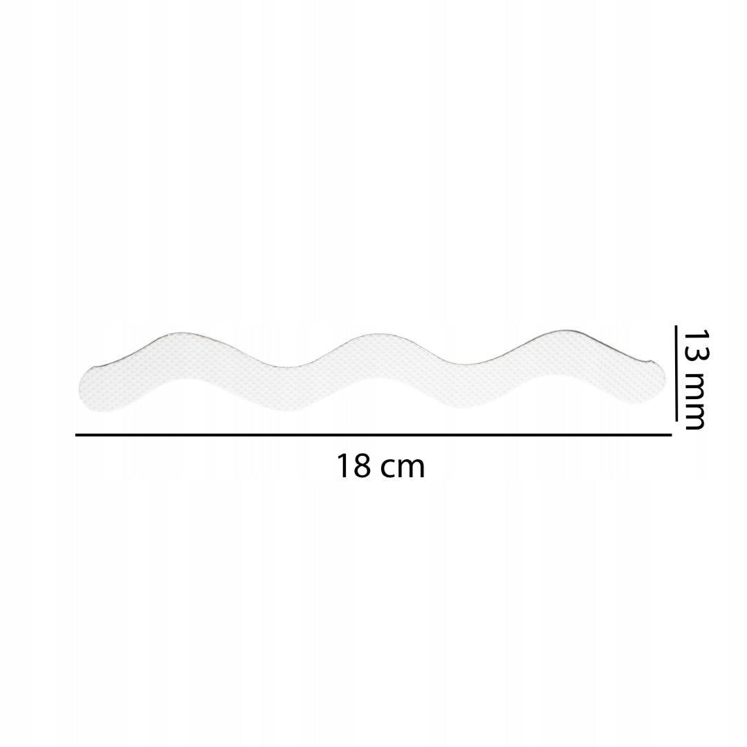Stickers non-slip strips self-adhesive shower stairs 1.3x18cm 12pcs Manufacturer code GS-LM004TX12
