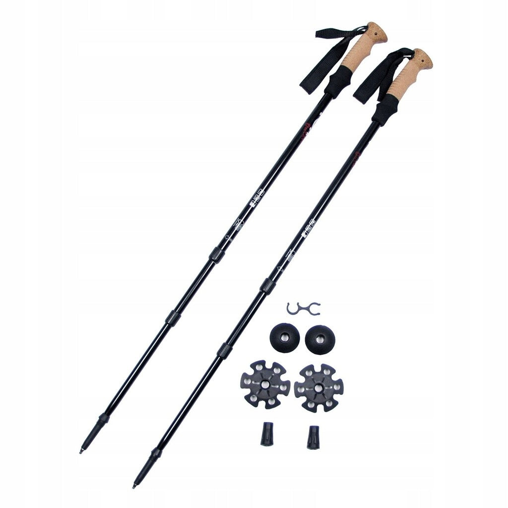 Sticks Cork Handle 70-135 cm black Brand no brand