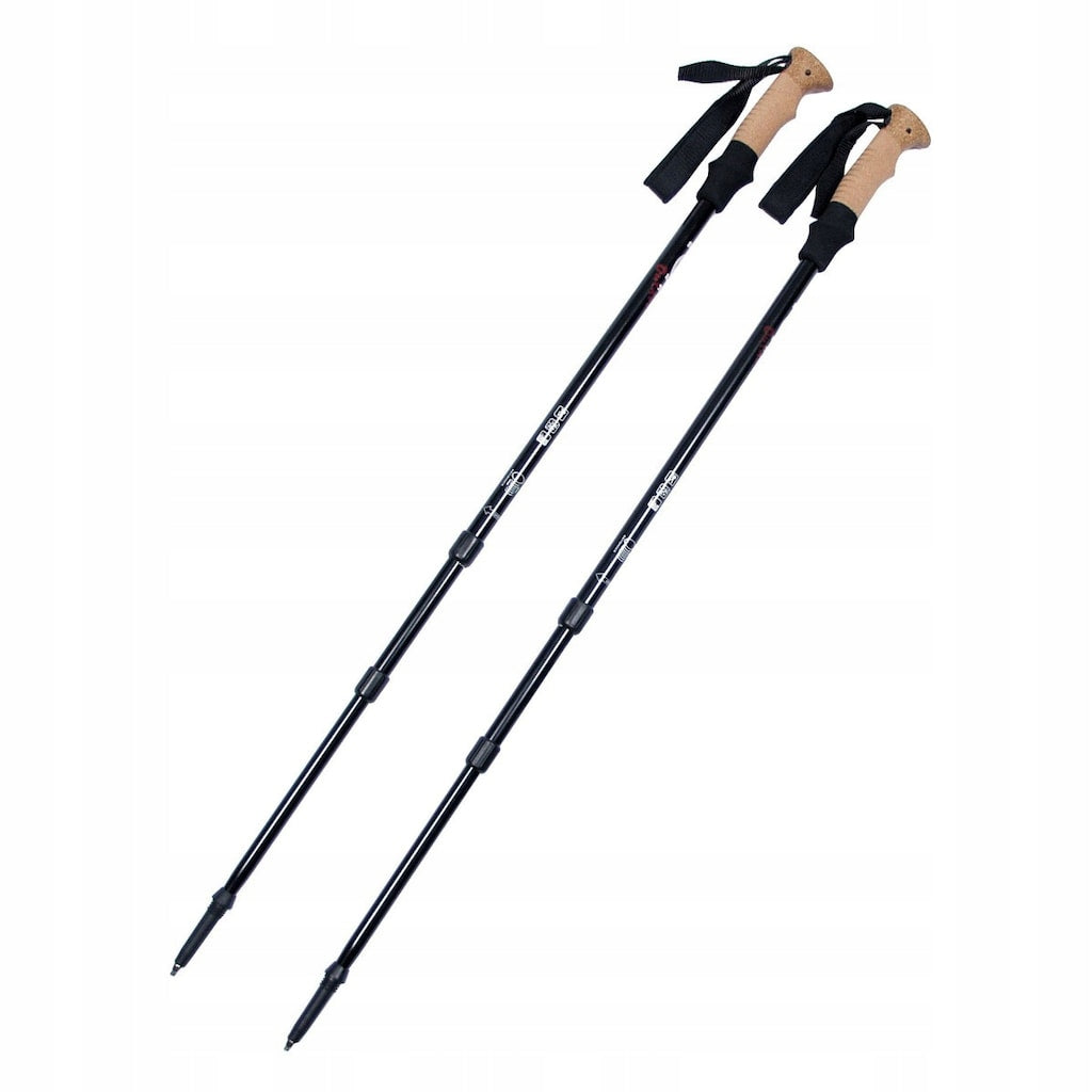 Sticks Cork Handle 70-135 cm black