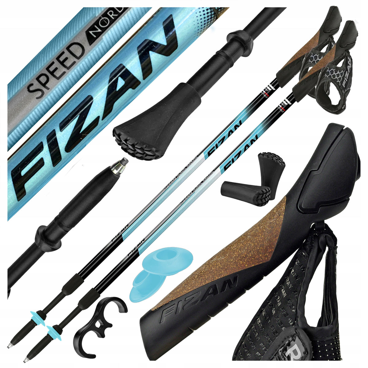 Sticks Fizan Speed 75-125 cm blue