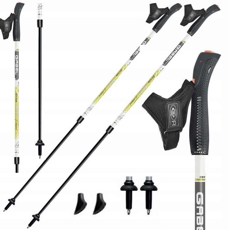 Sticks Gabel NORDIC WALKING FRIEND ANTRA/LIME ADJUSTABLE