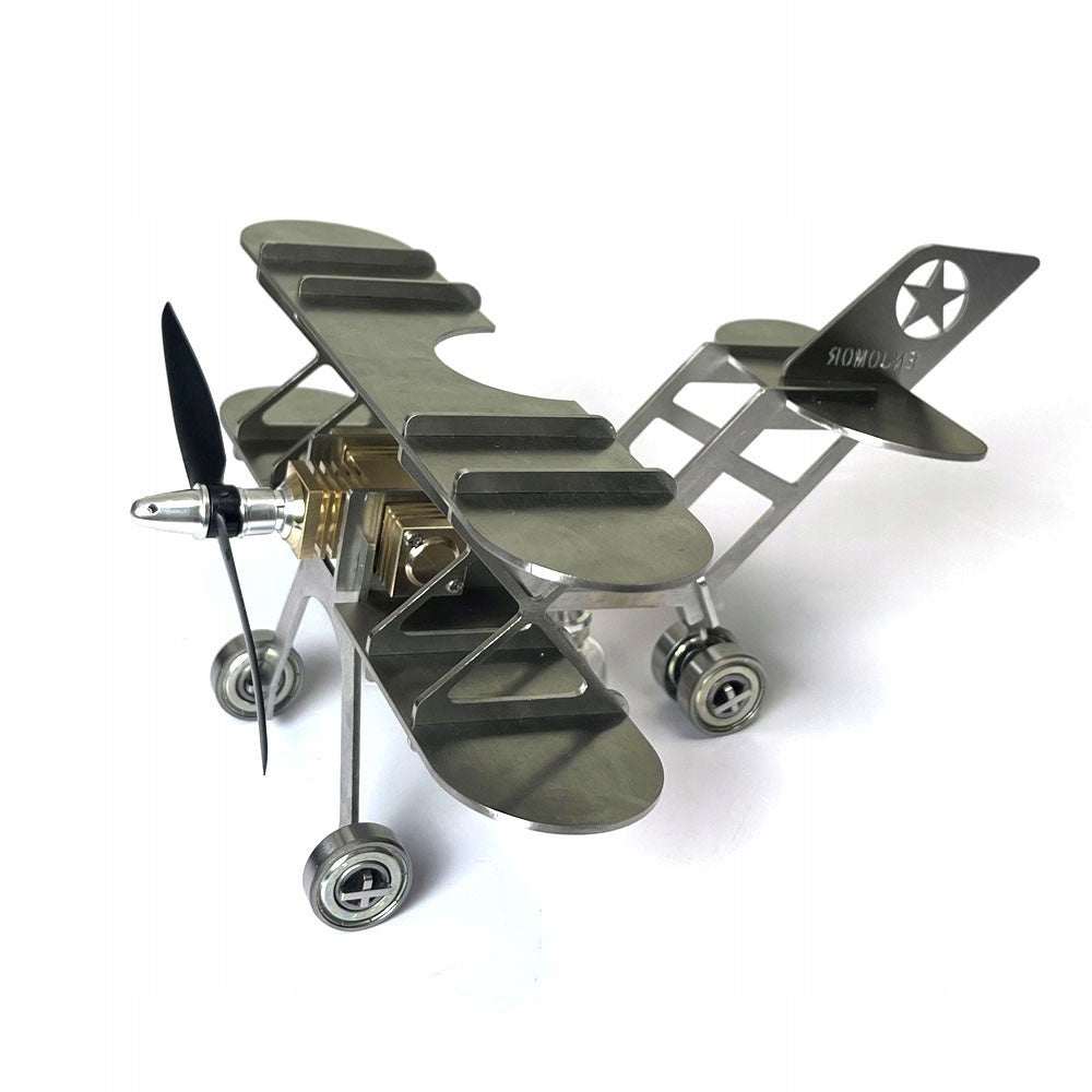 Stirling Engine Model Aircraft Metal Educational STEM NikolaToy Gift