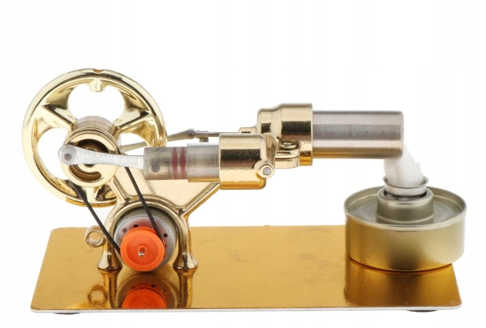 Stirling Engine Model GOLD Strong Solid Packaging status original
