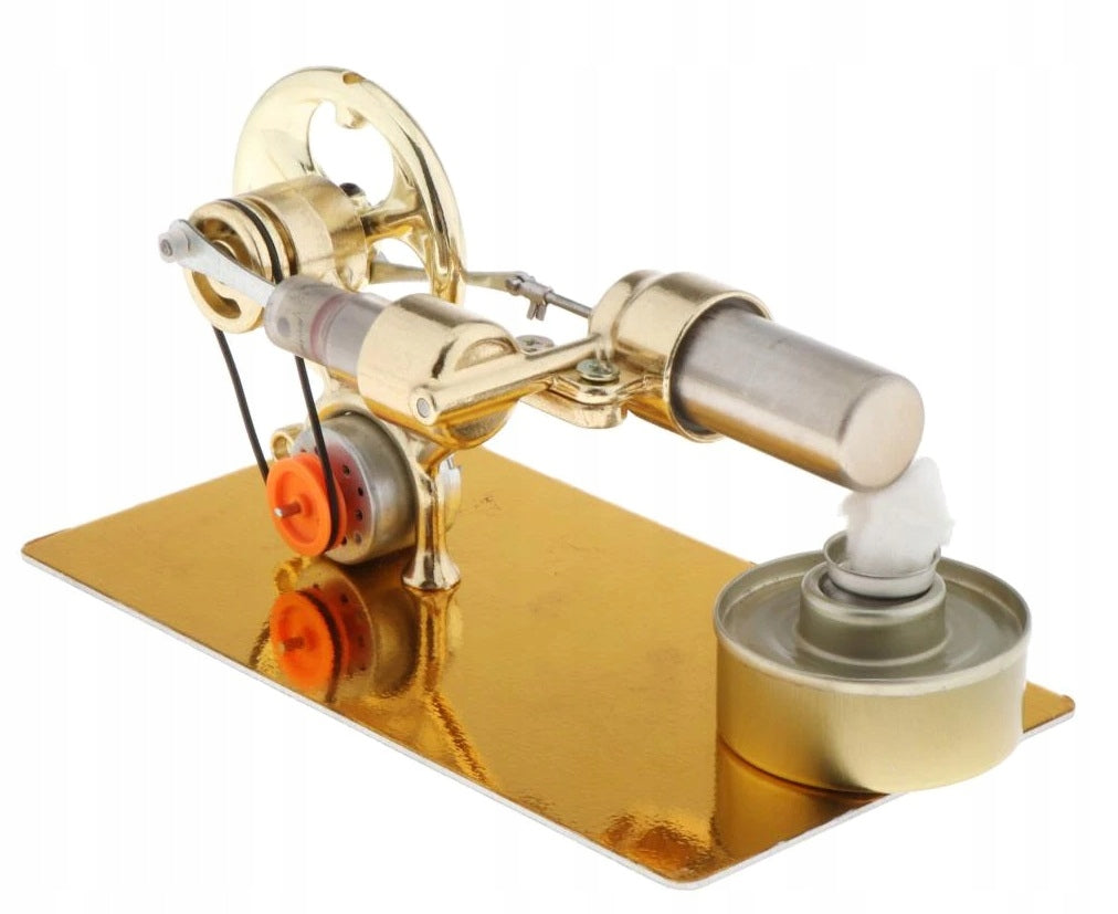 Stirling Engine Model GOLD Strong Solid