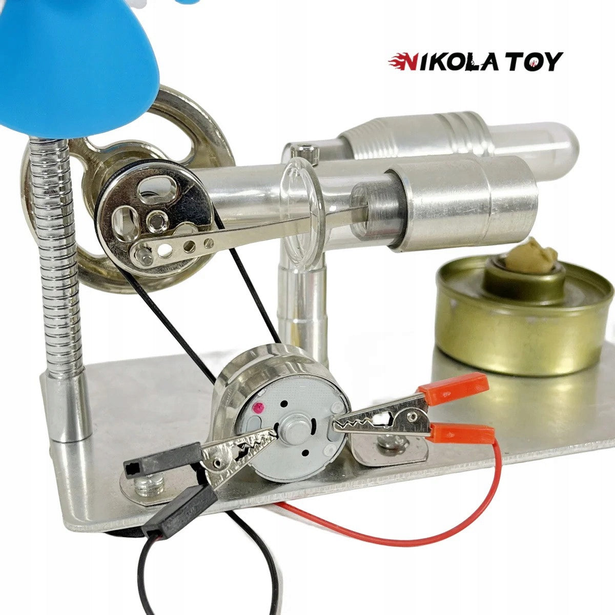Stirling Motor Current Generator Windmill STEM Educational NikolaToy Gift Brand no brand