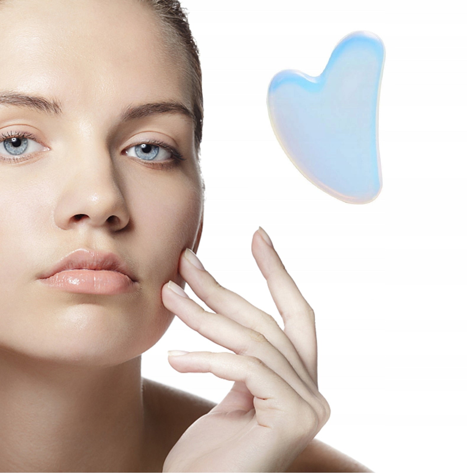 Stone Gua sha opalite for face massage Brand Lewer