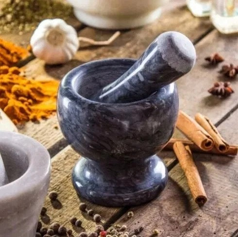Stone mortar granite kitchen for grinding spices pesto pestle Manufacturer code 53453